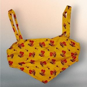 Urban Outfitters Jade Scarf Cami Halter, Size Large, New With Tags